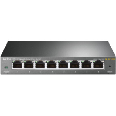 TP-Link 8-port Gigabit Easy Smart preklopnik (Switch), 8×10/100/1000M 